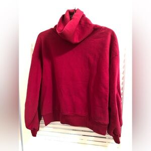 Vintage Gap dark pink funnel neck sweatshirt